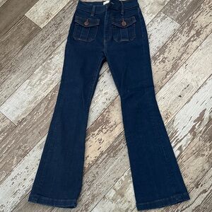 Petite Loft Flared Women Jeans